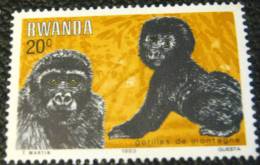 Rwanda 1983 Mountain Gorillas 20c - Mint - Unused Stamps