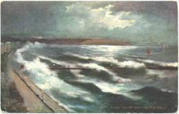 CPA-Couleur  Angleterre - VENTNOR      Ile De WIGHT- ROUGH SEA OFF VENTNOR, I Of WIGHT      Voyagée 1907      (TBE) - Ventnor