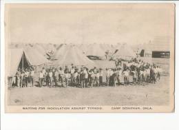 Waiting For Inculation Against Typhoid  Camp Doniphan Oklahoma Old PC . USA - Otros & Sin Clasificación