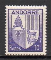 Andorre - 1944/46 - Yvert N° 93 ** - Neufs