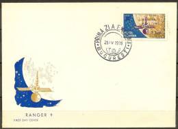 Space. Romania 1965.  Moon Satellite Ranger 9 . Michel 2395  FDC. - Europe