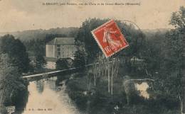 SAINT BENOIT Près De Poitiers, Vue Du Clain Et Du Grand Moulin (Minoterie) - Saint Benoît