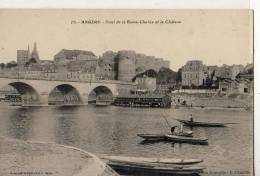 Angers  49   Pont De La Basse Chaine  Et Le  Château - Angers