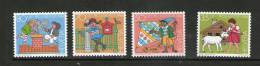 SUISSE 1984 PRO JUVENTUTE YVERT N°1313/16 NEUF MNH** - Neufs