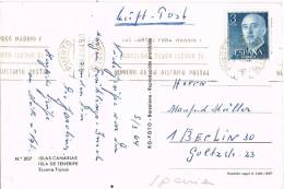 0294. Postal Aerea PUERTO De La LUZ (Canarias) 1964 - Covers & Documents