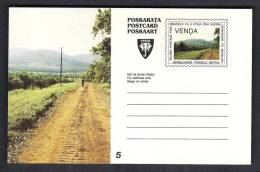 130006 / VENDA - ELEPHANT - OLD TRAIL - BLASON -  Stationery Entier Ganzsachen  MINT - Venda