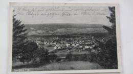 AK Saalfeld Thüringen Totalansicht  Vom  13.6.1950 Mit Stempel: ".. Bekannt Durch Seine Feengrotten" - Saalfeld