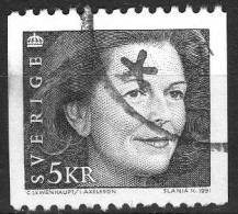 1991 Svezia Effigie Della Regina Silvia - Oblitérés