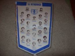 Sports Flags - Soccer, Vitkovice 1981, RRR - Habillement, Souvenirs & Autres