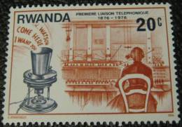 Rwanda 1976 Centenary First Telephone Call 20c - Mint - Nuovi