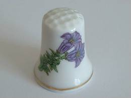 Dé à Coudre Porcelaine Fleurs 2012.2 - D13 - Thimbles