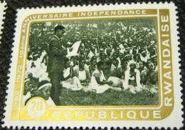 Rwanda 1972 10th Anniversary Of Independance 20c - Mint - Neufs