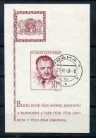 Cecoslovacchia - 1948 - Usato - Gottwald - Mi Block 10 - Used Stamps
