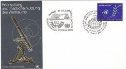 NATIONS UNIES  ENVELOPPE 1 ER  JOUR  + CACHET PHILEXFRANCE 1982 - VN