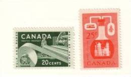 CANADA 1956 INDUSTRIES YVERT N°289/90 NEUF MNH** - Ungebraucht