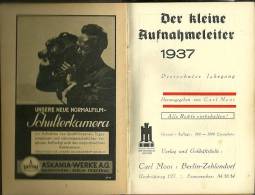 Der Kleine Aufnahmeleiter 1937 - Carl Moos - Film - Theater - Verzeichnis - Film