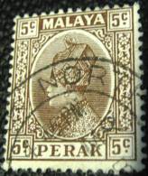 Perak 1935 Sultan Iskandar 5c - Used - Perak