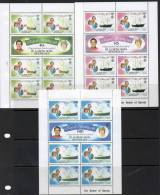 Zil Elwannyen Sesel 1981 - Royal Wedding Sheetlets SG23b, 25a & 27a MNH Cat £9.60 SG2015 As Stamps - Seychellen (1976-...)