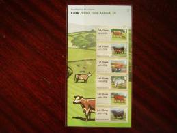 GREAT BRITAIN 2012 POST & GO FARM ANIMALS III  CATTLE  PACK NO. P&G9. - Presentation Packs