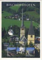 BISCHOFSHOFEN - Mehrfachansicht (Kirche, Kirchturm, Eisenbahn ) - Bischofshofen