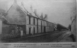 Une Rue Après Le Bombardement Des Allemands - Verberie