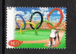 Olanda   -   1996.  " Atlanta 1996 ".  Stadium, Runner, Olympic Rings - Ete 1996: Atlanta