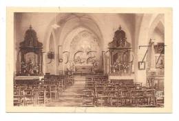 Saint-Fargeau-Ponthierry (77) : L'intérieur De L'église De Saint-Fargeau-sur-Seine  En 1944. - Saint Fargeau Ponthierry