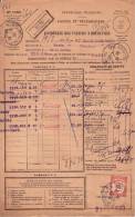 TAXE N°58 SUR BORDEREAU DES VALEURS A RECOUVRER  - DE FRESNES BANLIEUE S.O. LE 18-2-1930. - 1859-1959 Brieven & Documenten