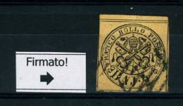 1852. - Stato Pontificio - Sass.  5  Firmato Giusti Corrado - €  120.00 (N001..) - Etats Pontificaux