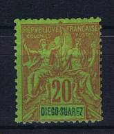 Diego-suarez  Yv Nr 44 MH/* - Unused Stamps