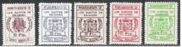 496-SPAIN REVENUE SET ,ESPAÑA FISCALES LOCALES NUEVOS**  TIMBRES MUNICIPALES. AYUNTAMIENTO SANTOS MAIMONA BADAJOZ,CON EL - Steuermarken