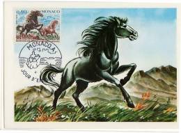 Monaco / Maximum Cards / Animals / Horses - Cartes-Maximum (CM)