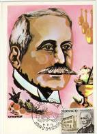 Monaco / Maximum Cards / Science / Plants / Vegetables / Auguste Escoffier - Cartes-Maximum (CM)