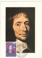 Monaco / Maximum Cards / Science / Mathematics / Blaise Pascal - Cartoline Maximum