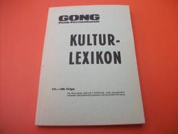 GONG Kulturlexikon 151.-200. Folge - Lexiques