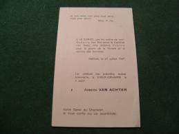 A-3-2-105 LC32  Souvenir Communion JosephVanAchter Malines 1947 - Communion