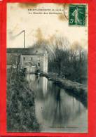 SAINT CHERON 1909 LE MOULIN DES HERBAGES CARTE EN BON ETAT MAIS TACHEE - Saint Cheron