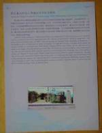 Folder Taiwan 2010 Taipei University Of Technology Stamps Architecture Science - Neufs