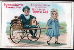 CHROMO - CHOCOLAT DUROYON & RAMETTE CAMBRAI NORD 59 - ENFANTS ET ATTELAGE - Duroyon & Ramette