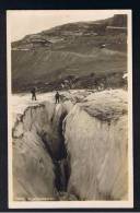 RB 908 - Early Real Photo Postcard - Climbing Mountaineering Alpism - Eigergletscher - Switzerland - Bergsteigen