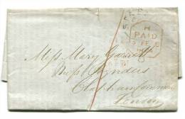 Letter From  Manchester  To London 3.2.1844 With Content - ...-1840 Préphilatélie