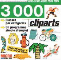 3000 CLIPARTS - CD-ROM - PC - MAC - CD
