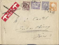 TUNISIE 1931 - LETTRE DE TUNIS POUR PONT DE CHERUY - Brieven En Documenten