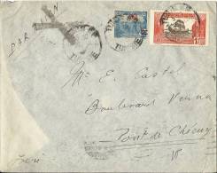 TUNISIE 1931 - LETTRE DE TUNIS POUR PONT DE CHERUY - Storia Postale