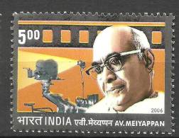 INDIA, 2006, AV Meiyappan (AVM), Film Maker And Director),  MNH,(**) - Ungebraucht