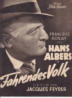 DEUTSCHLAND    -   FILM - KURIER  --  FRANCOISE ROSAY, HANS ALBERS   -  Nr. 2808 - Magazines