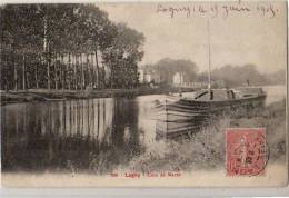 Lagny Sur Marne  77    Navigation Fluviale  Péniche Canaux Pont - Lagny Sur Marne