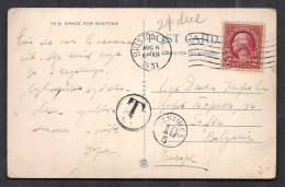 130105 / BRISTOL 1931 POSTAGE DUE 10 CENTIMES  TO BULGARIA - United States Etats-Unis USA - Lettres & Documents