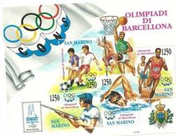 1992 - San Marino BF 46 Olimpiadi Di Barcellona   ++++++++ - Sommer 1992: Barcelone