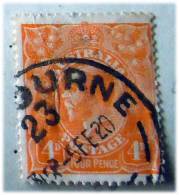 AUSTRALIA--   AUSTRALIA  4  PENCE  N 2  USATO - Used Stamps